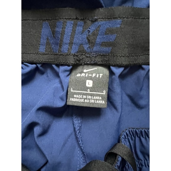 Nike Dri-FIT Training Shorts Men's Size Large – Navy Blue Athletic Shorts - Picture 8 of 10